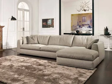 ANDY - Sectional sofa with chaise longue by CTS SALOTTI - view 2